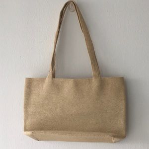 Bijoux Terner Cream/Beige Tote Bag NWT